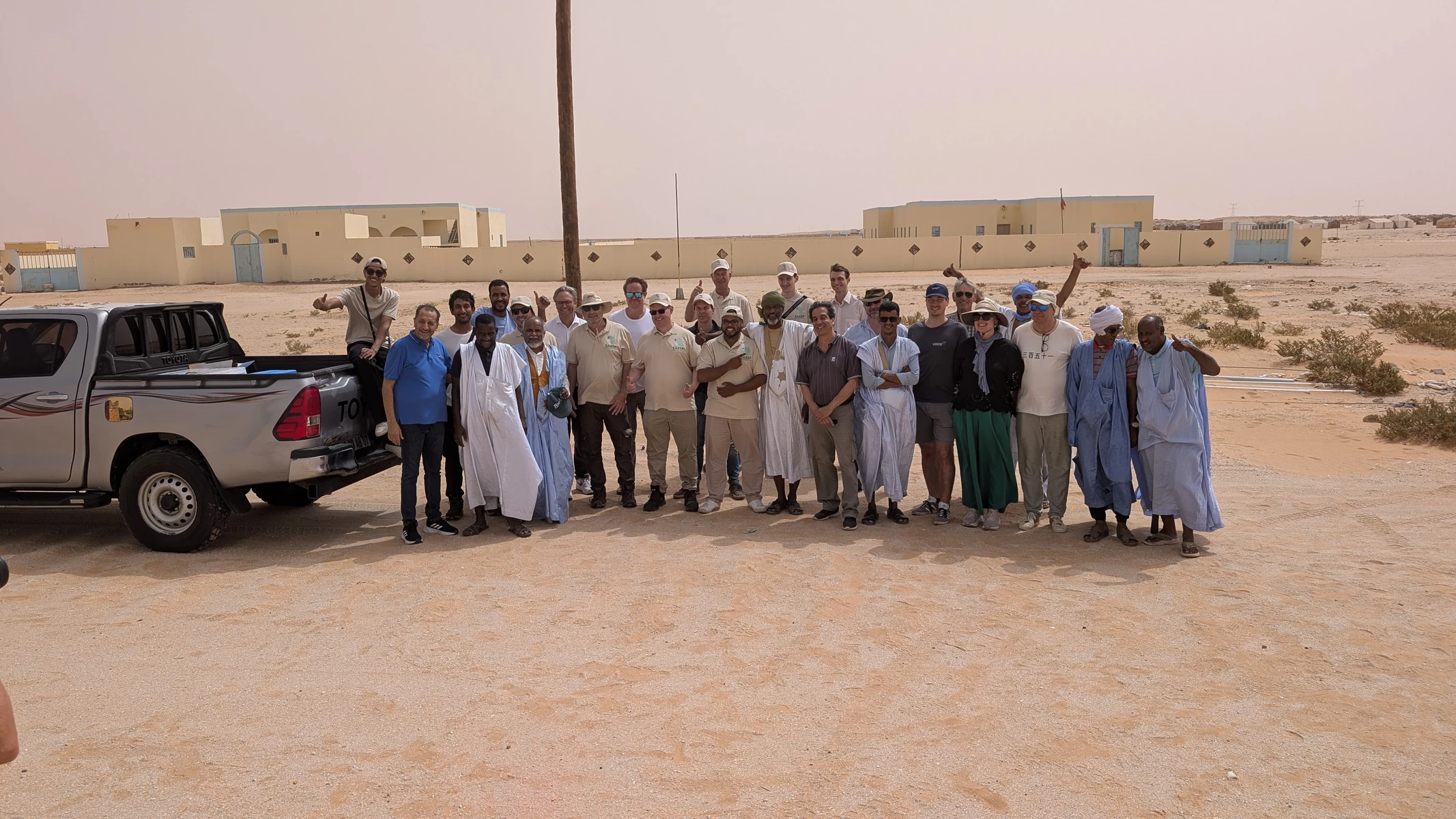 SAREP project site visit in the desert
